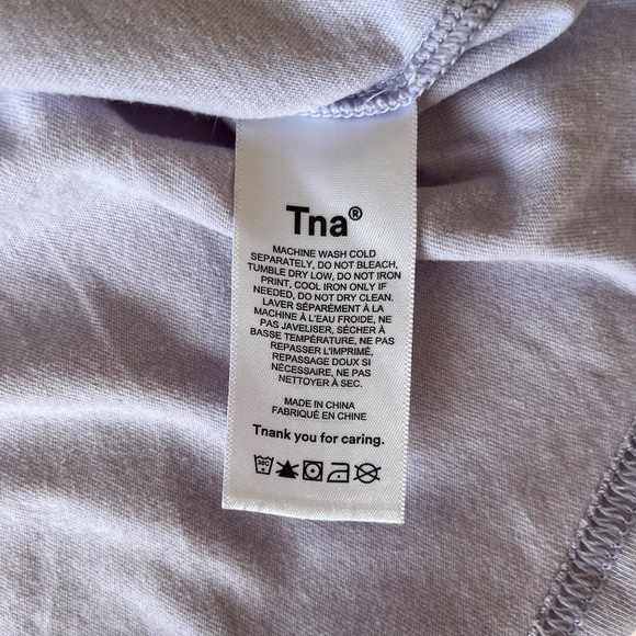 Aritzia Tna⎜TOUR LONGSLEEVE⎜GD PALE VIOLET - Picture 9 of 12